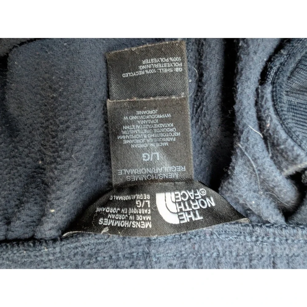 D4 The North Face Joggers Mens Large Black Fleece Pants